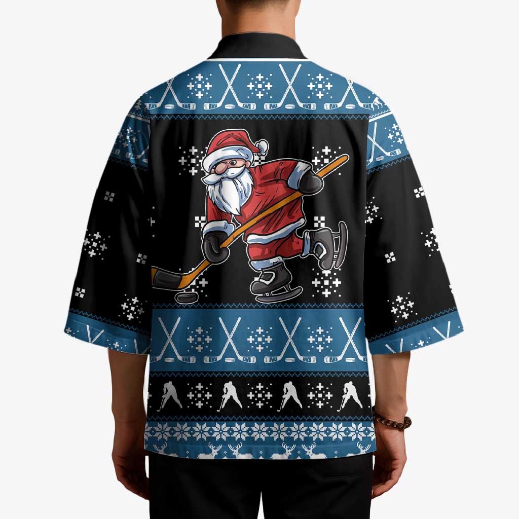Happy Hockeyday Christmas Kimono Xmas Holiday Patterns - Wonder Print Shop