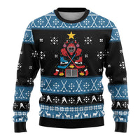 Happy Hockeyday Christmas Ugly Christmas Sweater Xmas Holiday Patterns - Wonder Print Shop
