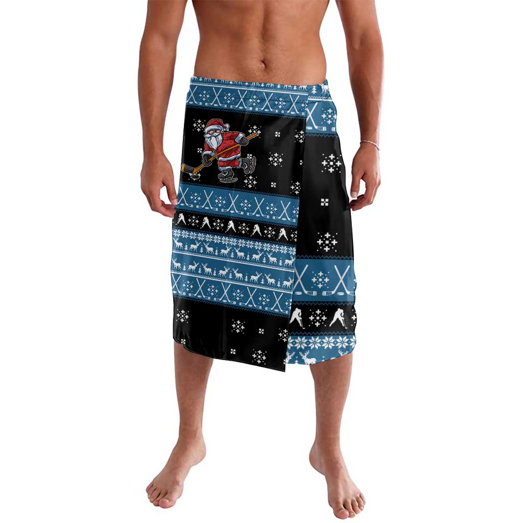Happy Hockeyday Christmas Lavalava Xmas Holiday Patterns - Wonder Print Shop