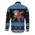 Happy Hockeyday Christmas Long Sleeve Button Shirt Xmas Holiday Patterns - Wonder Print Shop