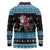 Happy Hockeyday Christmas Long Sleeve Polo Shirt Xmas Holiday Patterns - Wonder Print Shop