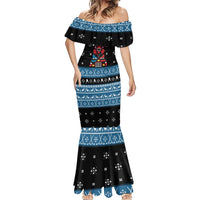 Happy Hockeyday Christmas Mermaid Dress Xmas Holiday Patterns - Wonder Print Shop