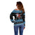 Happy Hockeyday Christmas Off Shoulder Sweater Xmas Holiday Patterns - Wonder Print Shop