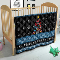 Happy Hockeyday Christmas Quilt Xmas Holiday Patterns - Wonder Print Shop