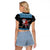Happy Hockeyday Christmas Raglan Cropped T Shirt Xmas Holiday Patterns - Wonder Print Shop