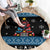 Happy Hockeyday Christmas Round Carpet Xmas Holiday Patterns - Wonder Print Shop