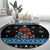 Happy Hockeyday Christmas Round Carpet Xmas Holiday Patterns - Wonder Print Shop