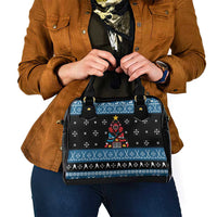 Happy Hockeyday Christmas Shoulder Handbag Xmas Holiday Patterns - Wonder Print Shop