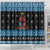 Happy Hockeyday Christmas Shower Curtain Xmas Holiday Patterns - Wonder Print Shop