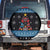 Happy Hockeyday Christmas Spare Tire Cover Xmas Holiday Patterns - Wonder Print Shop