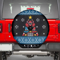 Happy Hockeyday Christmas Spare Tire Cover Xmas Holiday Patterns - Wonder Print Shop