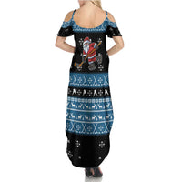 Happy Hockeyday Christmas Summer Maxi Dress Xmas Holiday Patterns - Wonder Print Shop