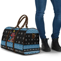 Happy Hockeyday Christmas Travel Bag Xmas Holiday Patterns - Wonder Print Shop