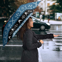 Happy Hockeyday Christmas Umbrella Xmas Holiday Patterns - Wonder Print Shop