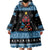 Happy Hockeyday Christmas Wearable Blanket Hoodie Xmas Holiday Patterns - Wonder Print Shop