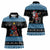 Happy Hockeyday Christmas Women Polo Shirt Xmas Holiday Patterns - Wonder Print Shop