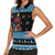 Happy Hockeyday Christmas Women Sleeveless Polo Shirt Xmas Holiday Patterns - Wonder Print Shop