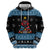 Happy Hockeyday Christmas Zip Hoodie Xmas Holiday Patterns - Wonder Print Shop