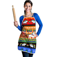 Happy Holigays Christmas Apron Xmas Holiday Patterns - Wonder Print Shop