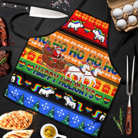 Happy Holigays Christmas Apron Xmas Holiday Patterns - Wonder Print Shop
