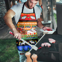 Happy Holigays Christmas Apron Xmas Holiday Patterns - Wonder Print Shop