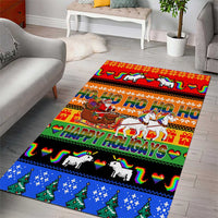Happy Holigays Christmas Area Rug Xmas Holiday Patterns - Wonder Print Shop