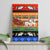 Happy Holigays Christmas Canvas Wall Art Xmas Holiday Patterns - Wonder Print Shop
