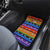 Happy Holigays Christmas Car Mats Xmas Holiday Patterns - Wonder Print Shop