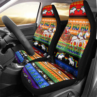 Happy Holigays Christmas Car Seat Cover Xmas Holiday Patterns - Wonder Print Shop