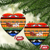 Happy Holigays Christmas Ceramic Ornament Xmas Holiday Patterns - Wonder Print Shop