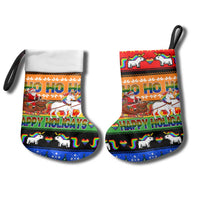 Happy Holigays Christmas Stocking Xmas Holiday Patterns - Wonder Print Shop