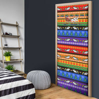 Happy Holigays Christmas Door Cover Xmas Holiday Patterns - Wonder Print Shop