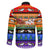 Happy Holigays Christmas Family Matching Long Sleeve Bodycon Dress and Hawaiian Shirt Xmas Holiday Patterns - Wonder Print Shop