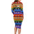 Happy Holigays Christmas Family Matching Long Sleeve Bodycon Dress and Hawaiian Shirt Xmas Holiday Patterns - Wonder Print Shop