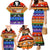 Happy Holigays Christmas Family Matching Mermaid Dress and Hawaiian Shirt Xmas Holiday Patterns - Wonder Print Shop