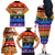 Happy Holigays Christmas Family Matching Off The Shoulder Long Sleeve Dress and Hawaiian Shirt Xmas Holiday Patterns - Wonder Print Shop