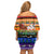 Happy Holigays Christmas Family Matching Off Shoulder Short Dress and Hawaiian Shirt Xmas Holiday Patterns - Wonder Print Shop