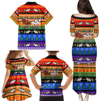 Happy Holigays Christmas Family Matching Puletasi and Hawaiian Shirt Xmas Holiday Patterns - Wonder Print Shop