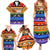Happy Holigays Christmas Family Matching Summer Maxi Dress and Hawaiian Shirt Xmas Holiday Patterns - Wonder Print Shop