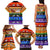 Happy Holigays Christmas Family Matching Tank Maxi Dress and Hawaiian Shirt Xmas Holiday Patterns - Wonder Print Shop
