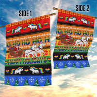Happy Holigays Christmas Garden Flag Xmas Holiday Patterns - Wonder Print Shop