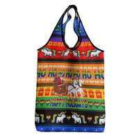 Happy Holigays Christmas Grocery Bag Xmas Holiday Patterns - Wonder Print Shop