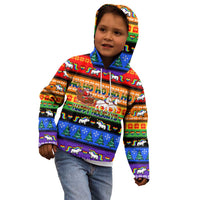 Happy Holigays Christmas Kid Hoodie Xmas Holiday Patterns - Wonder Print Shop