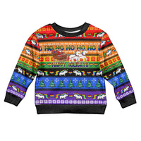 Happy Holigays Christmas Kid Ugly Christmas Sweater Xmas Holiday Patterns - Wonder Print Shop