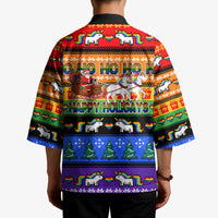 Happy Holigays Christmas Kimono Xmas Holiday Patterns - Wonder Print Shop