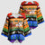Happy Holigays Christmas Kimono Sleeve Blouse Xmas Holiday Patterns - Wonder Print Shop