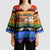 Happy Holigays Christmas Kimono Sleeve Blouse Xmas Holiday Patterns - Wonder Print Shop