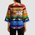 Happy Holigays Christmas Kimono Sleeve Blouse Xmas Holiday Patterns - Wonder Print Shop