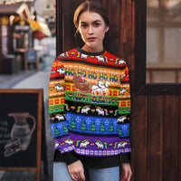 Happy Holigays Christmas Ugly Christmas Sweater Xmas Holiday Patterns - Wonder Print Shop