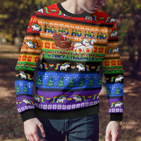 Happy Holigays Christmas Ugly Christmas Sweater Xmas Holiday Patterns - Wonder Print Shop